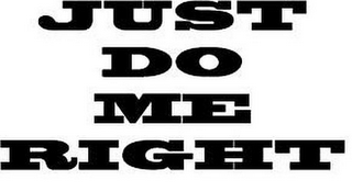 JUST DO ME RIGHT logo