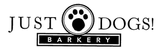 JUST DOGS! BARKERY logo