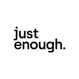 JUST ENOUGH. logo