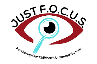 JUST F.O.C.U.S. FURTHERING OUR CHILDREN'S UNLIMITED SUCCESS logo