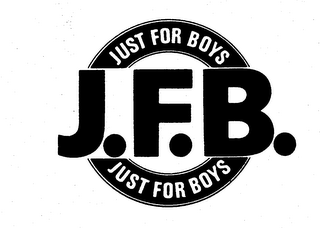 JUST FOR BOYS J.F.B. JUST FOR BOYS logo