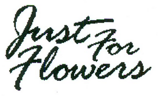 JUST FOR FLOWERS logo