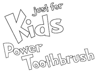 JUST FOR KIDS POWER TOOTHBRUSH logo