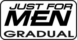 JUST FOR MEN GRADUAL logo