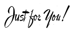 JUST FOR YOU logo