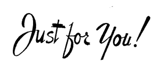 JUST FOR YOU! logo