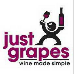 JUST GRAPES WINE MADE SIMPLE logo