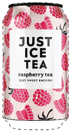 JUST ICE TEA RAPSBERRY TEA JUST SWEET ENOUGH logo
