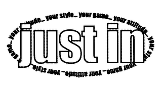 JUST IN logo