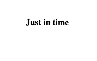 JUST IN TIME logo