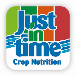 JUST IN TIME CROP NUTRITION logo