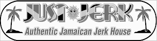 JUST JERK AUTHENTIC JAMAICAN JERK HOUSE logo