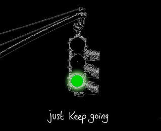 JUST KEEP GOING logo