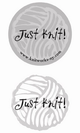 JUST KNIT! WWW.KNITWORKS-NY.COM logo
