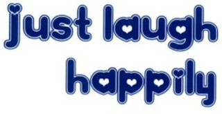 JUST LAUGH HAPPILY logo