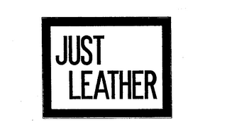 JUST LEATHER logo