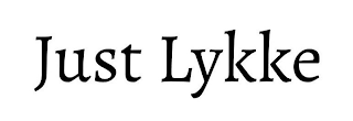 JUST LYKKE logo