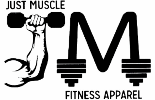 JUST MUSCLE FITNESS APPAREL logo
