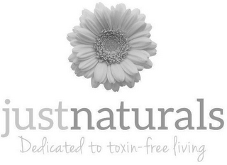JUST NATURALS DEDICATED TO TOXIN-FREE LIVING logo