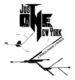 JUST ONE NEW YORK A WORLD INSIDE A WORLD logo