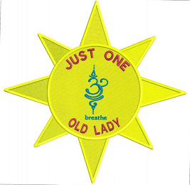 JUST ONE OLD LADY BREATHE logo