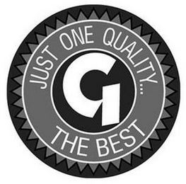 JUST ONE QUALITY...G THE BEST logo