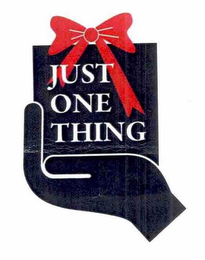 JUST ONE THING logo