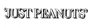 'JUST PEANUTS' logo