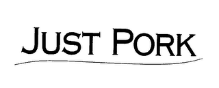 JUST PORK logo