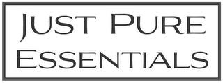 JUST PURE ESSENTIALS logo