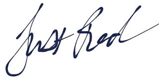 JUST RED logo