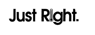 JUST RIGHT. logo