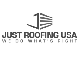 JUST ROOFING USA WE DO WHAT'S RIGHT logo