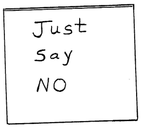 JUST SAY NO logo