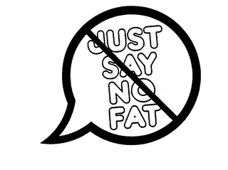 JUST SAY NO FAT logo