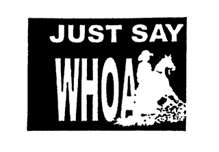 JUST SAY WHOA logo