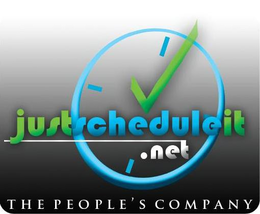 JUST SCHEDULE IT.NET THE PEOPLE'S COMPANY logo