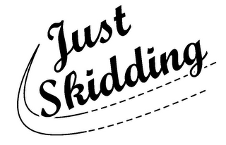 JUST SKIDDING logo