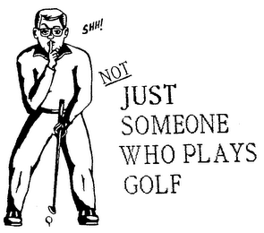 JUST SOMEONE WHO PLAYS GOLF logo