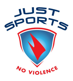JUST SPORTS NO VIOLENCE logo