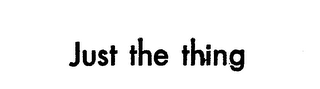 JUST THE THING logo