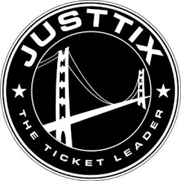 JUST TIX THE TICKET LEADER logo