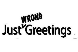 JUST WRONG GREETINGS logo