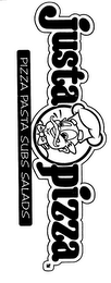 JUSTA PIZZA PIZZA PASTA SUBS SALADS logo