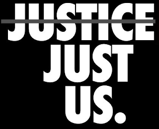 JUSTICE JUST US. logo