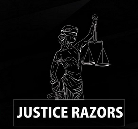 JUSTICE RAZORS logo