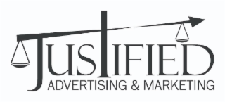 JUSTIFIED ADVERTISING & MARKETING logo