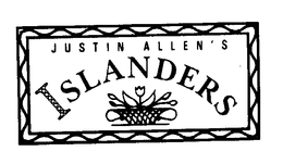 JUSTIN ALLEN'S ISLANDERS logo