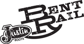 JUSTIN BOOTS BENT RAIL logo