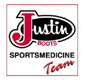 JUSTIN BOOTS SPORTSMEDICINE TEAM logo
